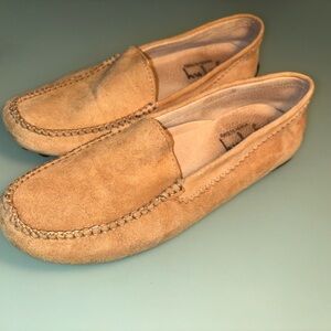 French Sole FS/NY Stella Camel Suede Leather Slip On Loafer -  Size 7